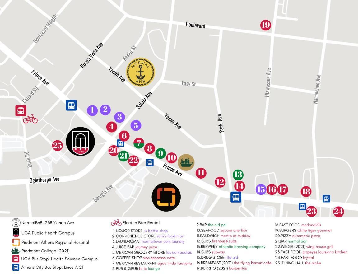 Normalbnb - 2 Blocks From Restaurants, Bars, Hospital Athens Luaran gambar